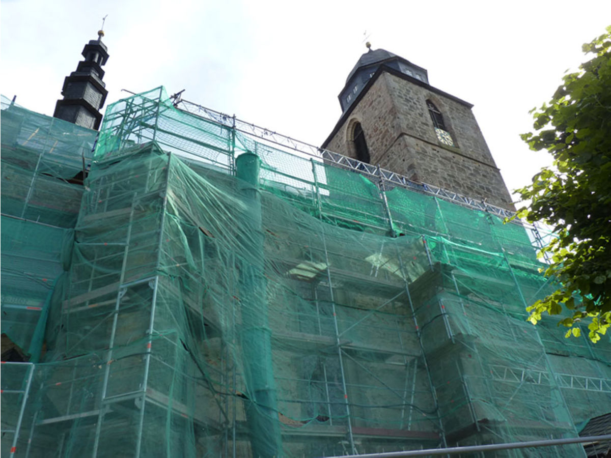 Kirchenrenovierung 2010 / 2011 (Foto: Karl-Franz Thiede)